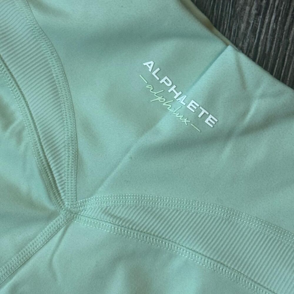 Alphalete Women's Green and Blue Shorts